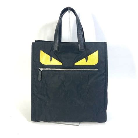 fendi 7va367|Fendi 7VA367 Bugs Tote Tote Bag Black .